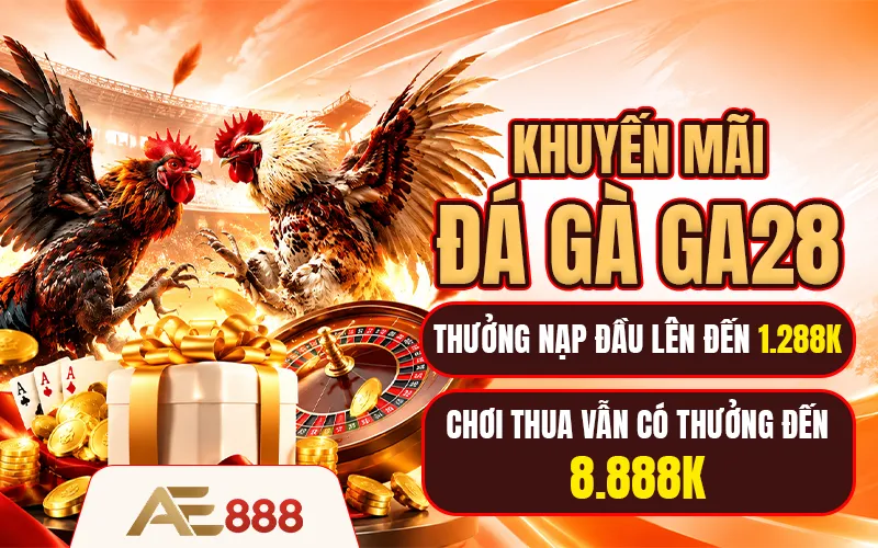 khuyến mãi sảnh đá gà GA28